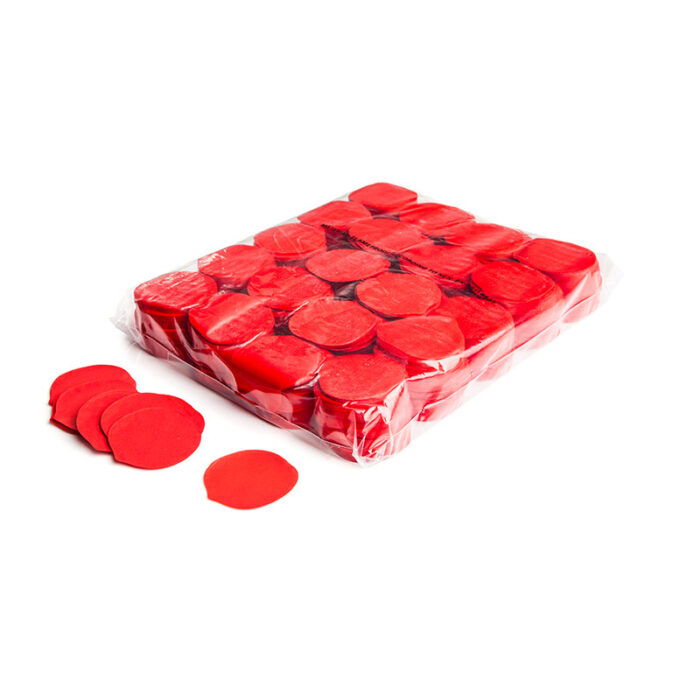 MagicFX - Slowfall confetti rose petals Ø 55 mm - Red